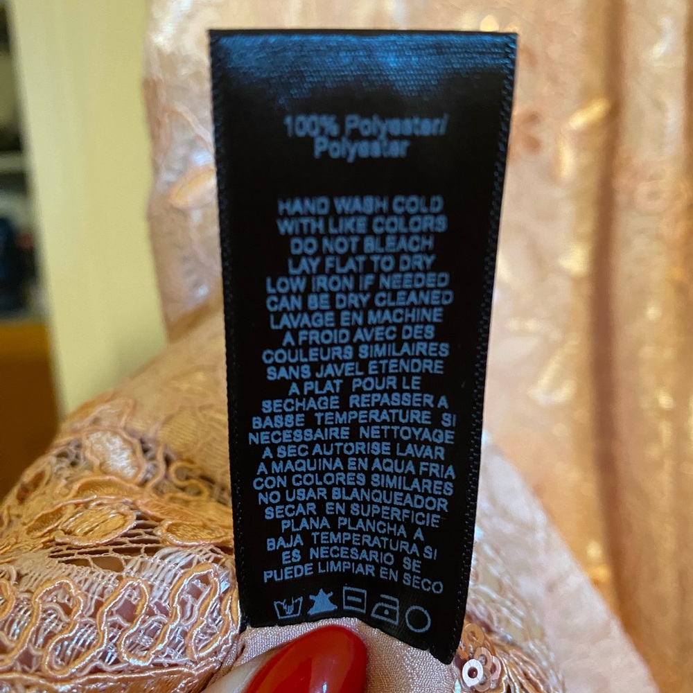 Dress the Population Pink Lace Mini Dress - Picture 7 of 7